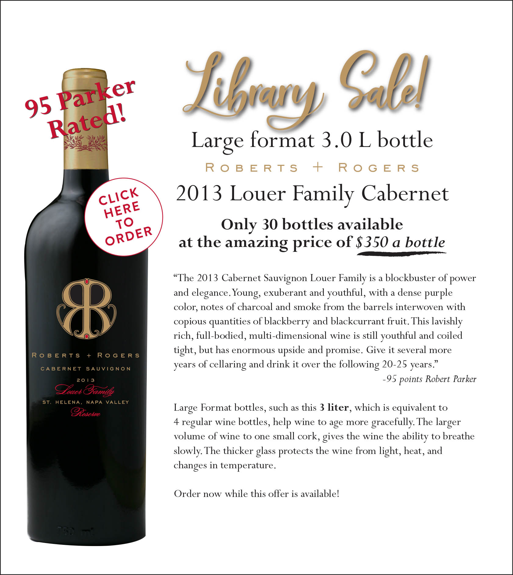 Product Image for 2013 R+R Louer Cab 3 Liter Special!